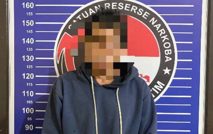 Polres Bartim Tangkap Pengedar Miliki 7 Paket Sabu di Ampah Kota