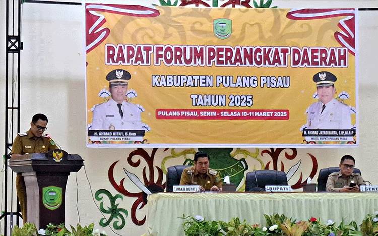 Bupati Pulang Pisau Sampaikan Perubahan Arah Kebijakan Pembangunan Daerah