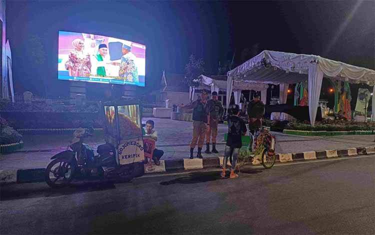 Satpol PP Kalteng Gelar Patroli Ramadan di Bundaran Besar