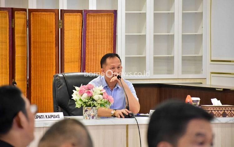 Sekda Kapuas Pimpin Rapat Penyusunan Rencana Aksi IPKD MCP 2025