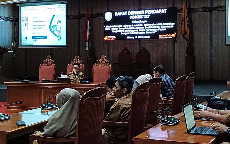 Komisi III DPRD Kotim RDP Keluhan Masyarakat tak Bisa Ditanggung BPJS Kesehatan Akibat Kebijakan Baru