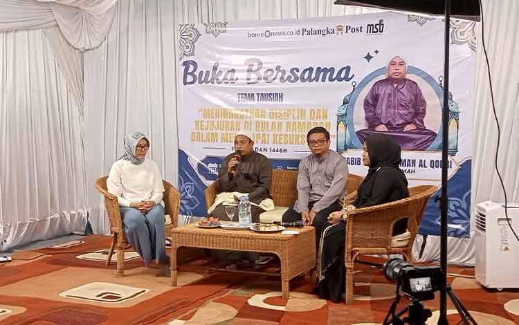 Borneonews-Palangka Post-MSB Buka Puasa Bersama Pondok Mambaul Hasan Lid'dawah