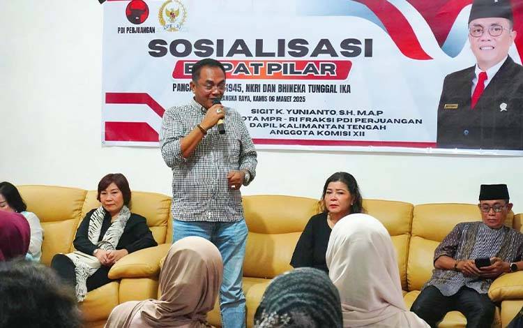 Sigit K Yunianto Sosialisasi 4 Pilar MPR RI di Palangka Raya