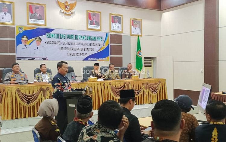Bupati Seruyan Buka Konsultasi Publik Rancangan Awal RPJMD 2025-2029