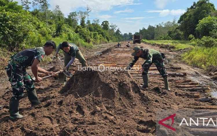 Pemkab Katingan-TNI Kolaborasi Peningkatan Infrastruktur Lewat TMMD