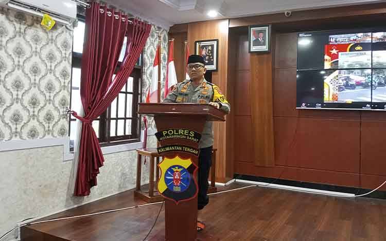 Polres Kobar Bersama Wartawan Berbagi Takjil dan Buka Puasa Bersama