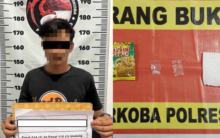 Satresnarkoba Polres Kapuas Amankan Pria Ini karena Sabu