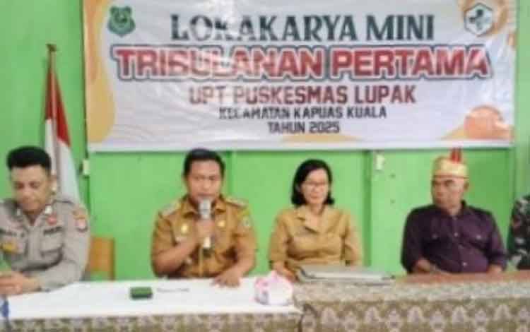 Camat Kapuas Kuala Harap Loka Karya Mini Perkuat Layanan Kesehatan