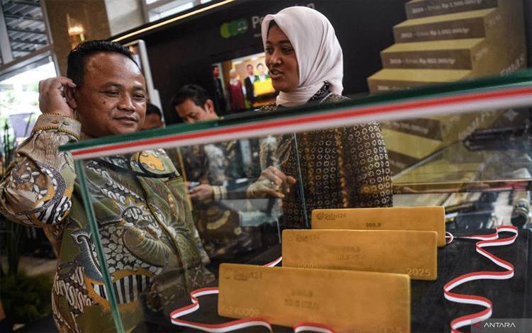 Harga Emas Antam, UBS dan Galeri24 di Pegadaian Melambung pada Sabtu