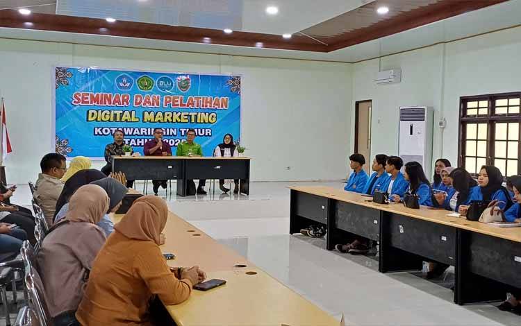 DPMD Kotim dan Universitas Palangkaraya Gelar Pelatihan Digital Marketing untuk Bumdes