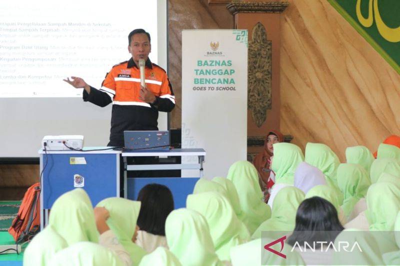 Baznas RI Lakukan Edukasi Mitigasi Bencana di 310 Sekolah se-Indonesia