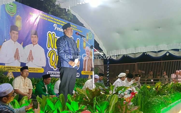 Pemkab Pulang Pisau Peringati Malam Nuzulul Quran di Rujab Wakil Bupati