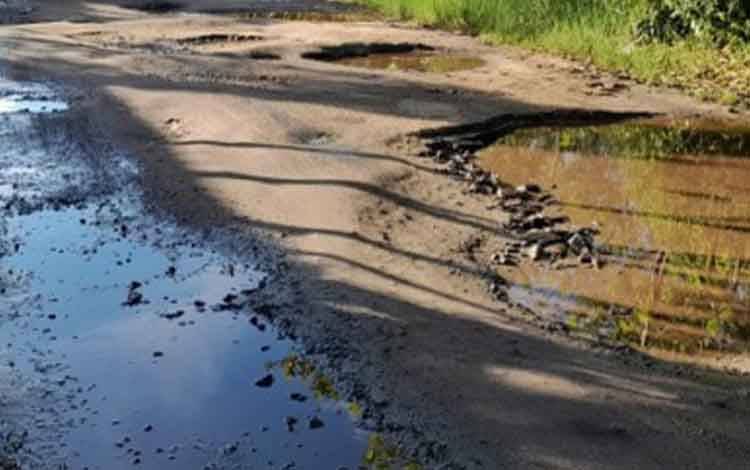 Dewan Soroti Kondisi Jalan Berlubang Palangka Raya