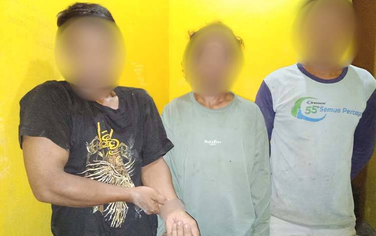 Polsek Pangkalan Banteng Amankan Komplotan Pencuri Buah Sawit
