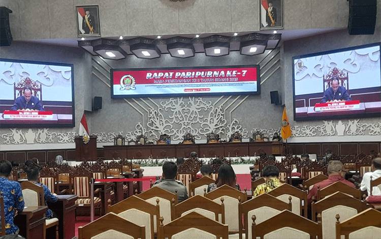 DPRD Kalteng Gelar Paripurna Bahas Raperda Pengelolaan Pertambangan