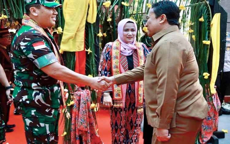 Wagub Kalteng Sambut Pangdam XII Tanjungpura di Palangka Raya