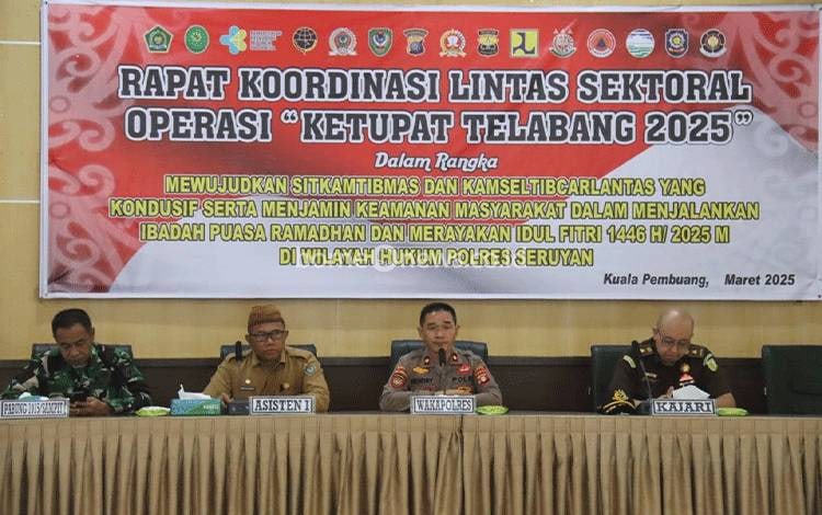 Persiapan Operasi Ketupat Telabang 2025, Rakor Lintas Sektoral Digelar