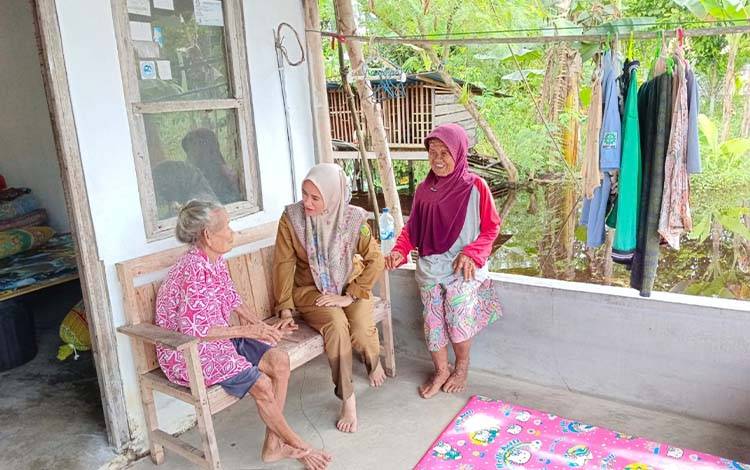 Lurah Kalampangan Pastikan Kesehatan Warga Terdampak Banjir