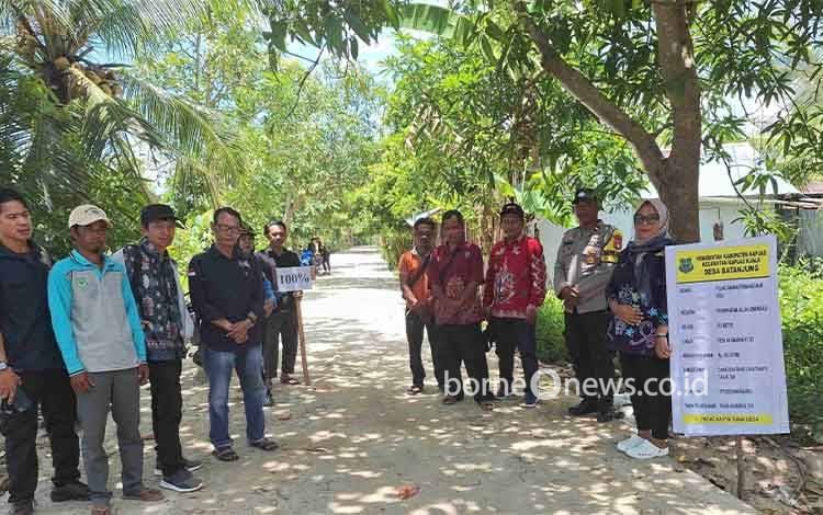 Tinjau Pembangunan di Batanjung, Camat Kapuas Kuala Harapkan Ini