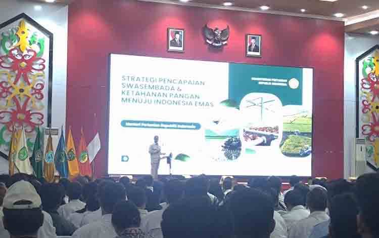 Mentan Andi Amran Sulaiman Sapa Penyuluh Pertanian Kalteng