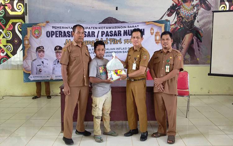 Disperindagkop UKM Kobar Gelar Pasar Murah Tekan Inflasi Jelang Idul Fitri