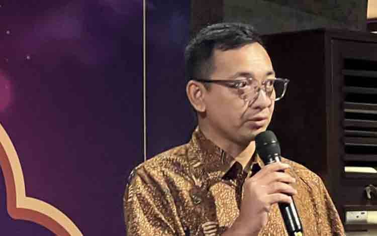 VP Public & Government Affairs ExxonMobil Cepu Limited Dave A. Seta dalam acara buka puasa bersama di Jakarta, Rabu (19/3/2025). ANTARA/Putu Indah Savitri