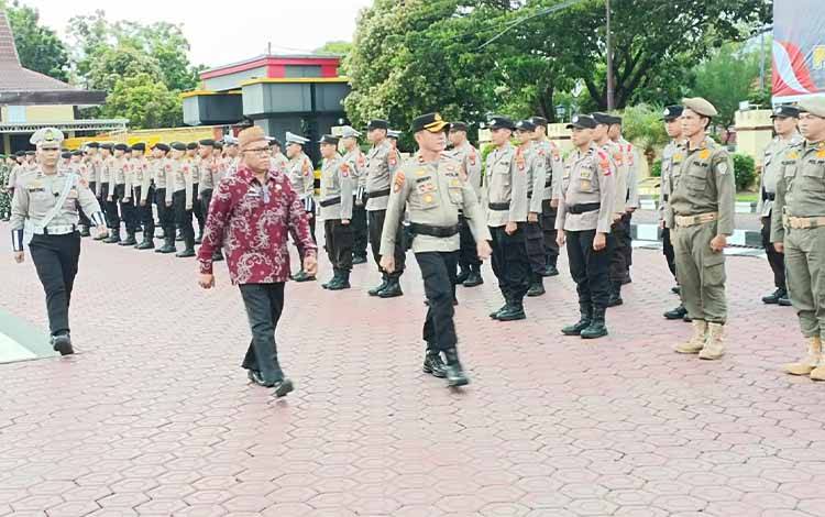 Gelar Apel Pasukan Operasi Ketupat Telabang, Ini Kata Wakapolres Seruyan