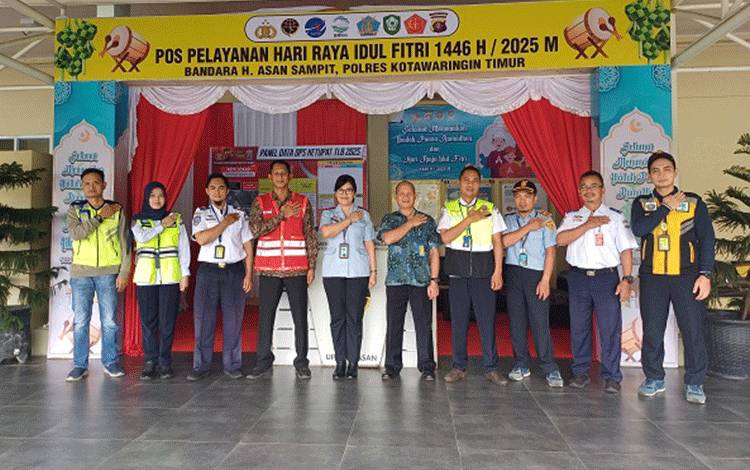 Bandara H Asan Sampit Buka Posko Pelayanan Arus Mudik dan Balik Lebaran 2025