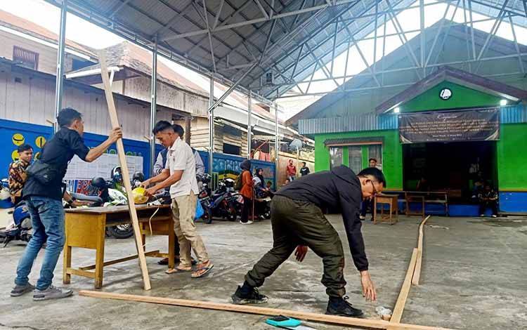 KPPS 01 Melayu-KPU Siapkan TPS PSU Pilbup Barito Utara, Besok