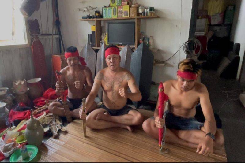 Penasihat Tariu Borneo Bangkule Rajakng Kabupaten Barito Utara Al Madi Jaya. ANTARA/Dokumentasi Pribadi