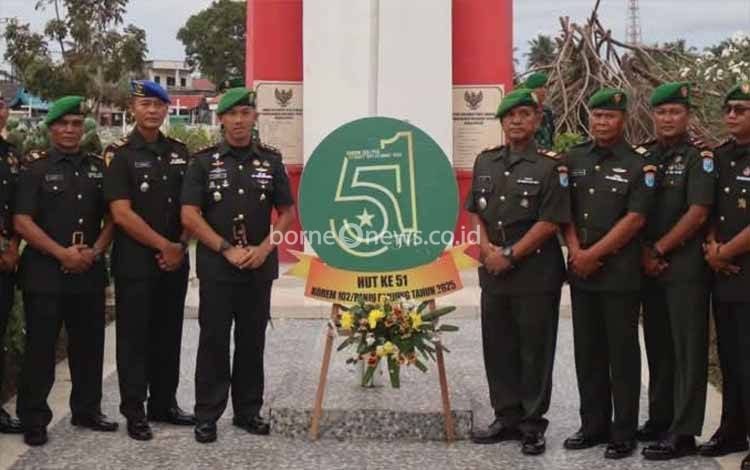 Kodim Kapuas Gelar Ziarah ke TMP Sambut HUT ke 51 Korem 102 Panju Panjung
