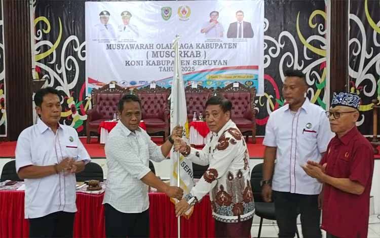 Harsandi Terpilih Aklamasi Pimpin KONI Seruyan Periode 2025-2029