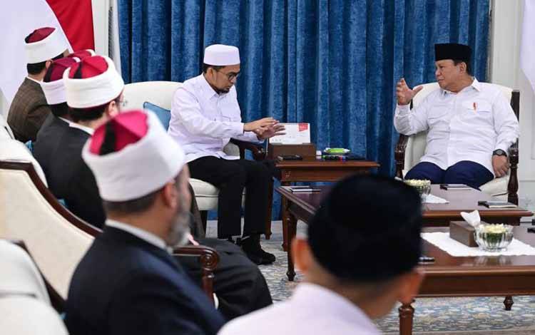 Prabowo Terima Kunjungan UAH Bersama 10 Ulama Al Azhar Mesir