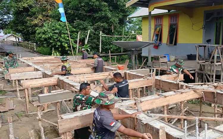 Kala TNI Manunggal Wujudkan Cita-cita Masyarakat di Desa Tanjung Rangas
