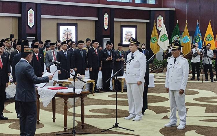 Rizky-Hamid Resmi Pimpin Lamandau