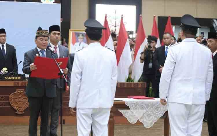 Gubernur Kalteng Tekankan Sinergi dan Efisiensi Anggaran Kabupaten Lamandau