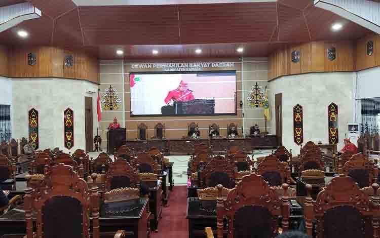 DPRD Kapuas Gelar Rapat Paripurna Penyampaian LKPJ Kepala Daerah 2024