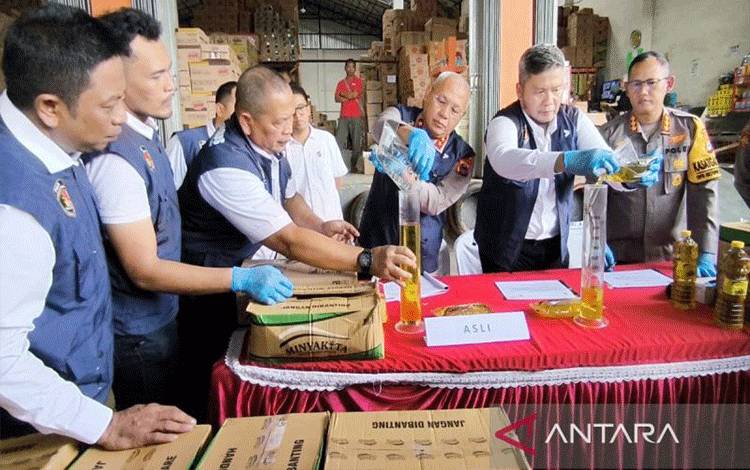 Satgas Pangan Polda Kalsel Sita 3,26 ton MinyaKita palsu