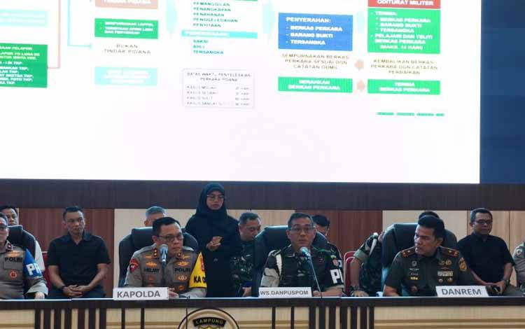 Dua Personel TNI AD jadi Tersangka Kasus Sabung Ayam di Way Kanan
