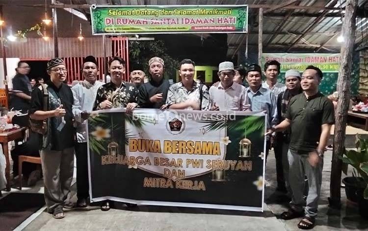 Pererat Kemitraan, PWI Seruyan Buka Bersama Kalangan Dunia Usaha