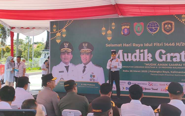 Mudik Gratis Pemprov Kalteng Gunakan 14 Bus untuk Empat Rute