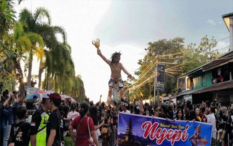 Pawai Ogoh-Ogoh Perayaan Nyepi di Palangka Raya pada 28 Maret 2025