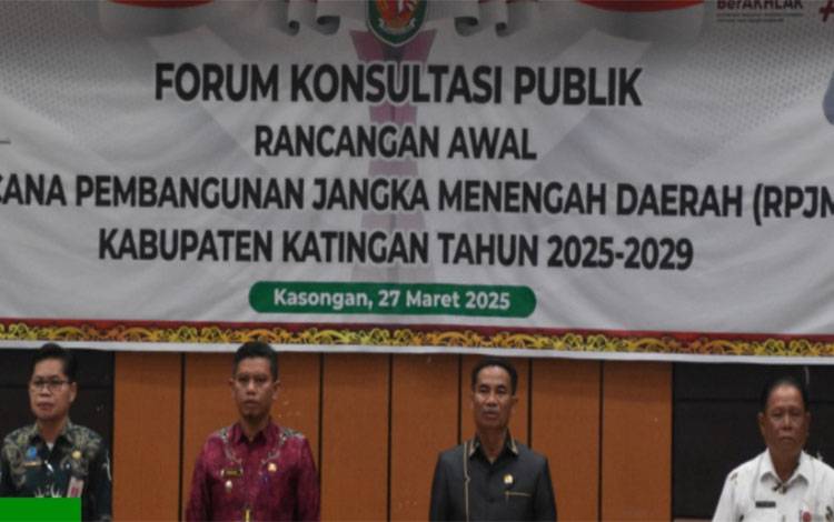 Wakil Bupati Katingan Sebut RPJMD Cerminkan Kebutuhan Prioritas Masyarakat