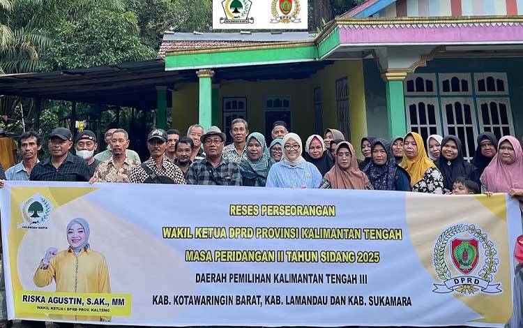Wakil Ketua I DPRD Kalteng Reses di Pangkalan Lada, Dengar Aspirasi Masyarakat
