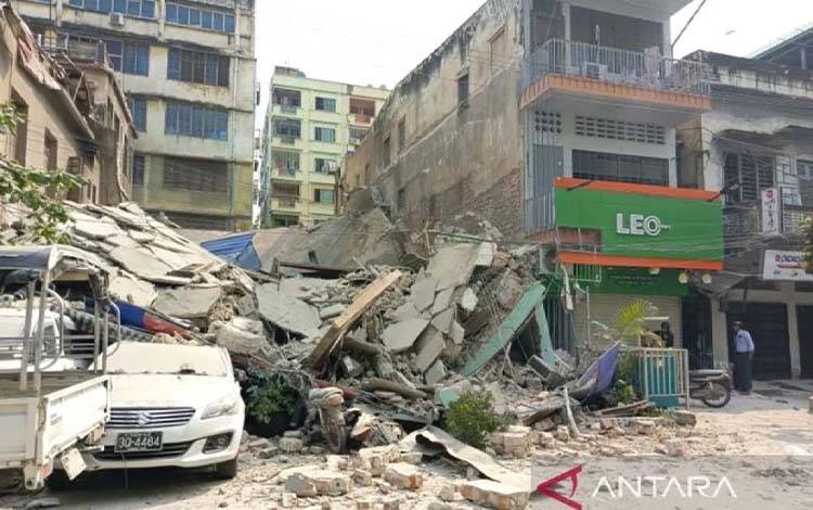 Junta Myanmar Sebut Jumlah Korban Tewas Akibat Gempa jadi 694