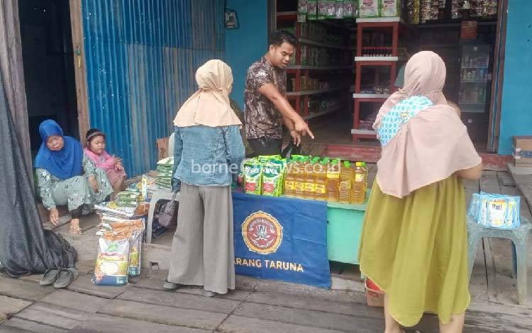 Pasar Murah Karang Taruna Gunung Mas Bantu Masyarakat Menjelang Idulfitri