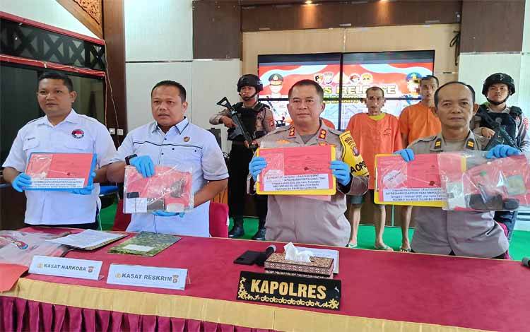 Selama Februari-Maret 2025, Polres Barito Timur Ungkap 4 Kasus Narkoba