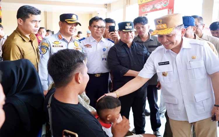 Gubernur Kalteng Pastikan Harga Bahan Pokok Stabil di Sampit Jelang Idulfitri