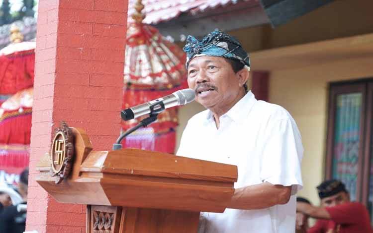 Ketua PHDI Kalteng, I Wayan Suata. (FOTO:RIN)