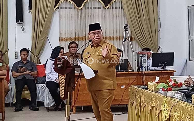 Bupati Kotim Minta Disdik Susun Formulasi Pendidikan Gratis 9 Tahun